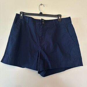 Womens A New Day Navy Khaki Shorts Size 17 NWOT